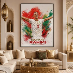 Tableau mural Football  Pop Art - Décoration salon chambre - Toile Canvas 1mx70 cm