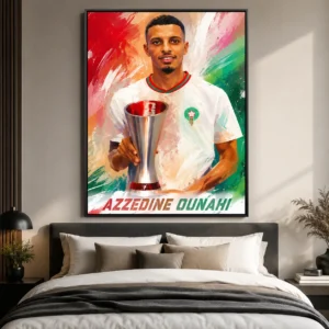 Tableau mural Football  Pop Art - Décoration salon chambre - Toile Canvas 1mx70 cm